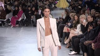 Bella Hadid, Joan Smalls, Eva Herzigova on the runway for the Alexandre Vauthier Fashion Show