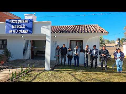 El Gobierno dejó inauguradas las obras de refacción y ampliación del Puesto Sanitario San Nicolás de Vaqueros