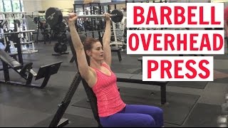 Barbell Overhead Press exercise video thumbnail