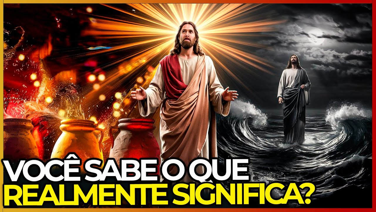 OS MILAGRES Mais INESQUECÍVEIS DE JESUS E suas LIÇÕES PARA NÓS!