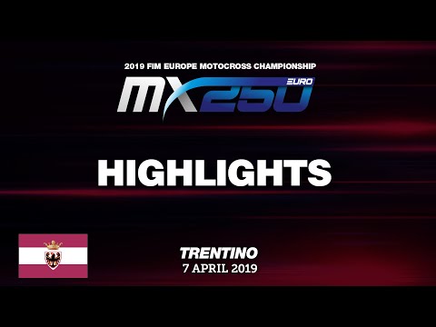 EMX250 Race1 Highlights   Round of Trentino 2019 #motocross