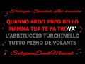PUPO BIONDO SYNCRO FABRIZIO SPERDUTI PUPOBIONDO Canzoneromana Karaoke STORNELLATORIROMANI