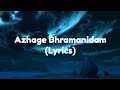 Azhage Bhramanidam | Devathayai Kanden | Tamil Lyrics | Prince Lyrics |