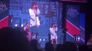 Martina McBride singing "Low All Afternoon" with Hailey Whitters, the song's writer - CMA Fest 2016