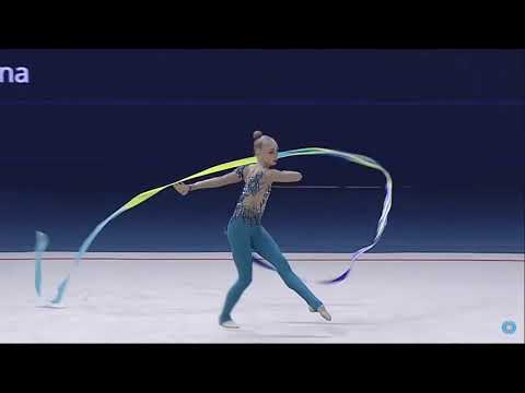 Viktoria ONOPRIENKO (UKR) Ribbon EF - World Cup Tashkent 2021