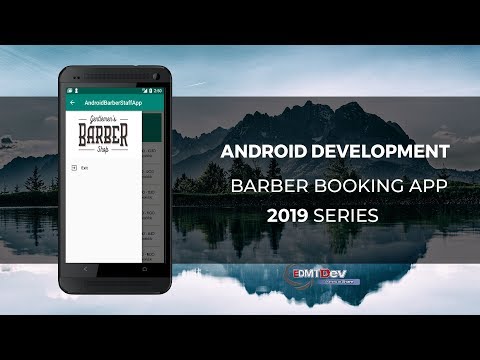 Android Development Tutorial Barber Booking App part 15 Staff Home Screen