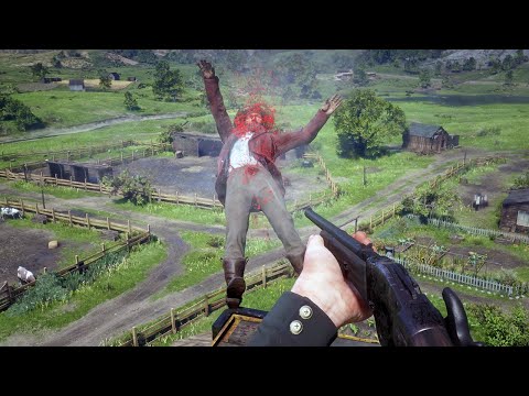 Red Dead Redemption 2 - Slow Motion Brutal Kills Vol.32 (PC 60FPS)