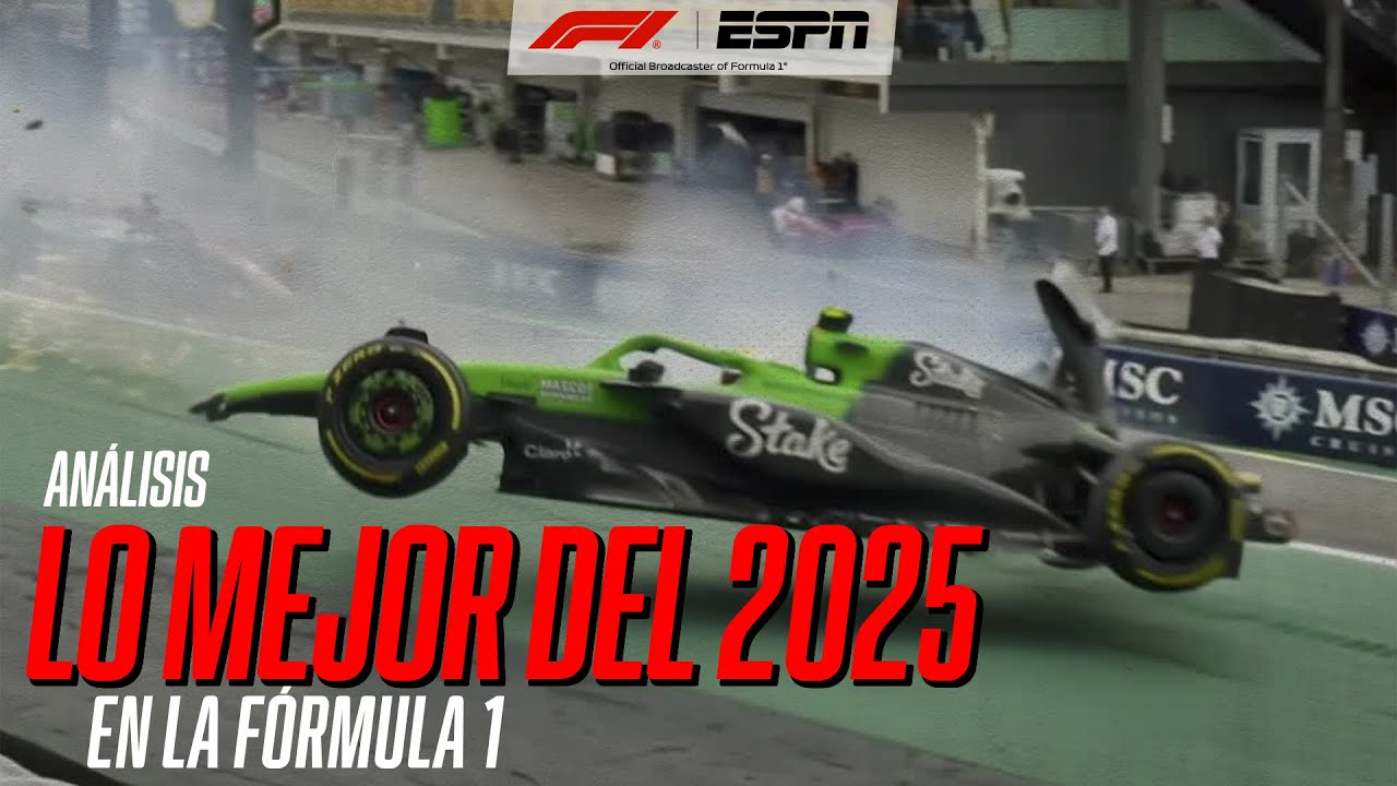 REVIVÍ LOS ESPECTACULARES ADELANTAMIENTOS, CHOQUES, Y ACCIDENTES DEL 2025 EN LA FÓRMULA 1