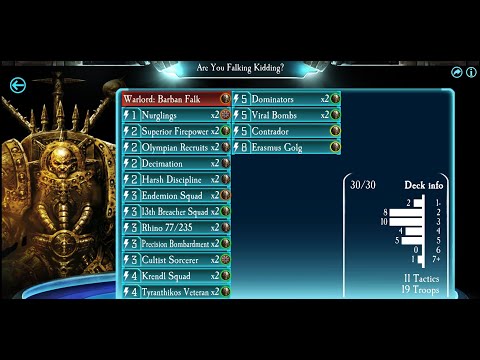 Th-MEME Ladder 46: Are You Falking Kidding? (Barban Falk) - Horus Heresy Legions