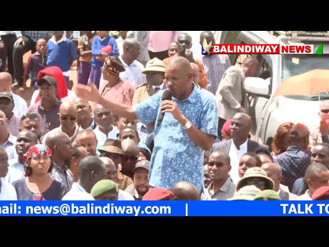 LISTEN WHAT TAITA TAVETA GOVERNOR MWADIME TOLD RUTO FACE TO FACE TODAY IN VOI!