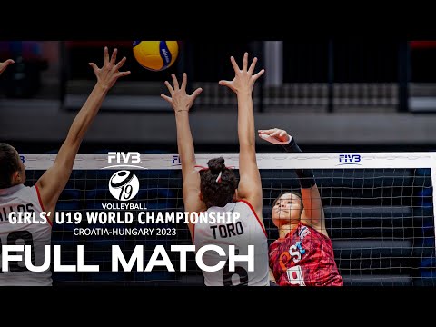 THA🇹🇭 vs. PER🇵🇪 - Full Match | Girls' U19 World Championship | Pool C