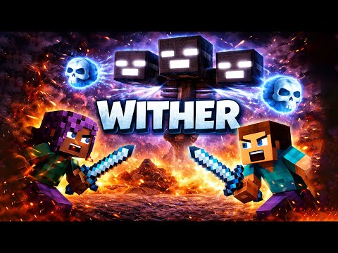 WITHER zerstört alles 💥 Zuri & Steve Fight in Minecraft