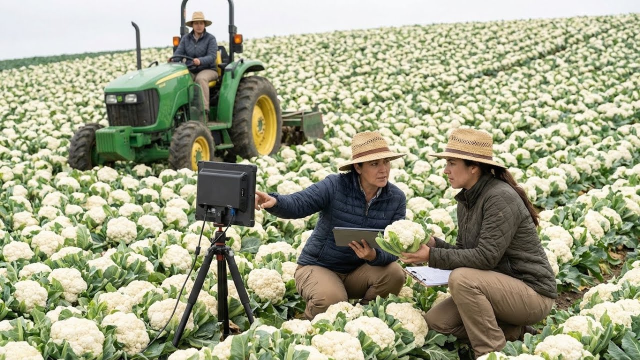 Inside America’s $4 Billion Cauliflower Industry | Mega Farms, Smart Farming & Harvest Technology