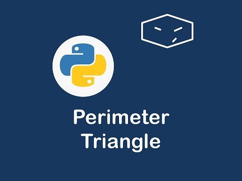 perimeter of triangle in python 