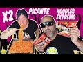 🔥 Los Noodles Mas Picantes Del Mundo 🍜 EXTREME SPICY Nuclear NOODLE CHALLENGE 😂 Race Mukbang 🔥