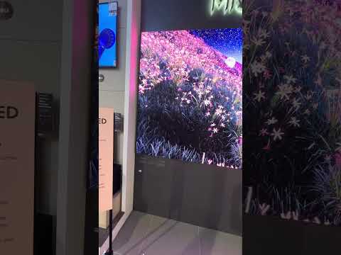 Unreal! Samsung 114" Micro LED at Jumbo Electronics in Mall of The Emirates, Dubai.  #samsung #Micro