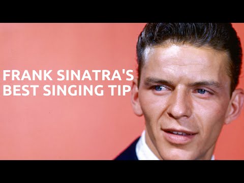 A Singing Tip I Learned From Frank Sinatra