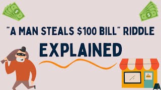 A Man Steals $100 Bill Riddle Explained