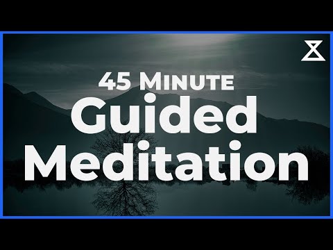 45 Minute Guided Mindfulness Meditation (Voice Only, No Music)