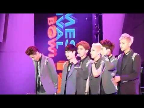 [Fancam] EXO-M at KMF in LA 2014- Members Introduction