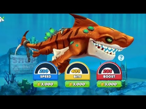 Atomic Shark released. Hungry shark world new monster shark. #gameplay
