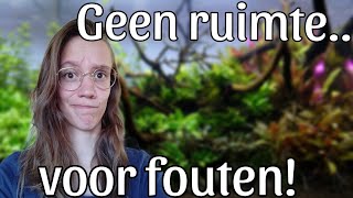 ONDERHOUD doen in mijn MOEILIJKSTE AQUARIUM! Nano aquarium! //Nickey//