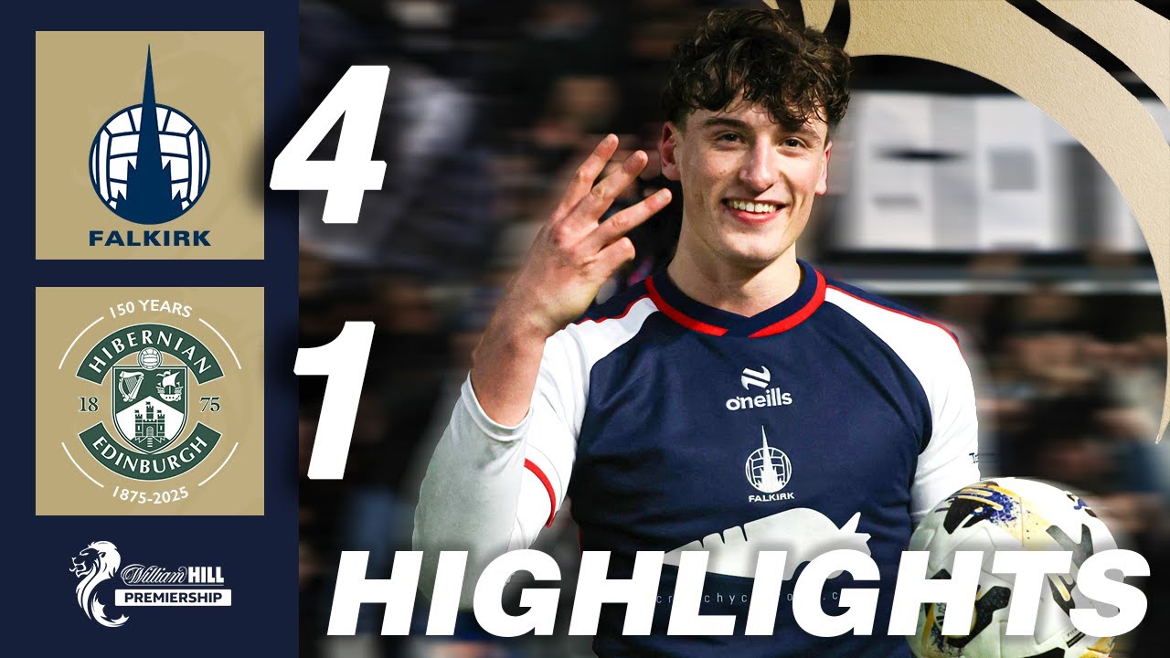 Falkirk vs Hibernian Highlights