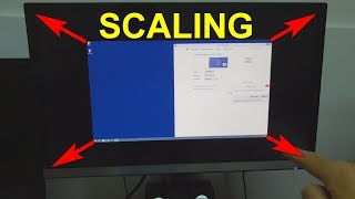 Why the Desktop is not fullscreen at certain resolutions (Scaling, Nvidia)