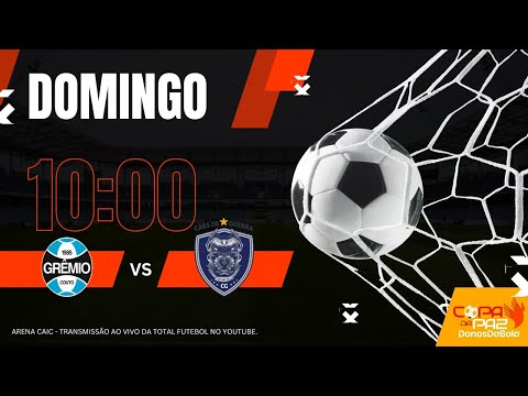 🛑 AO VIVO| GREMIO COUTO X CAES DE GUERRA - COPA DA PAZ 2026