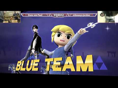 YQR#2 Smash 4 Doubles - 4SMALLEST (Qwexe + duncathan; Yellow) vs Kandy (CandyChicken + Kairu; Blue)