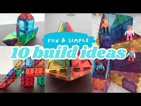 10 Simple Magnetic Tile Builds Parents and Kids Will Love