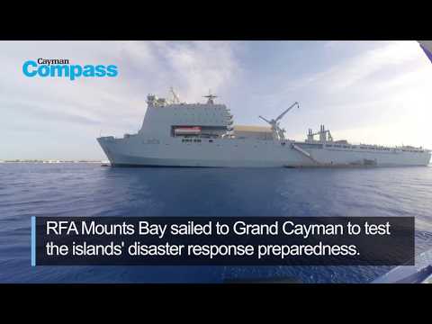 RFA Mounts Bay sailed to Grand Cayman