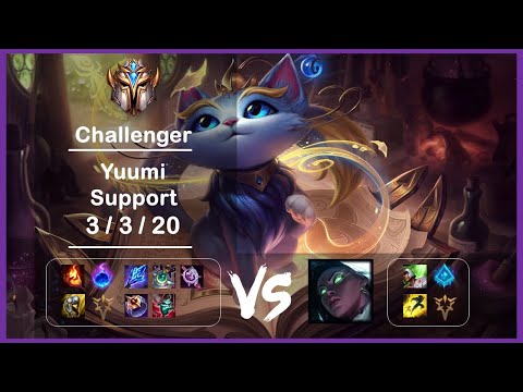 KR Challenger Replays Support Yuumi vs Senna Ep.2613