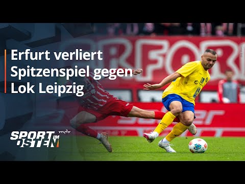 Erfurt verliert Spitzenspiel gegen Lok | MDR THÜRINGEN JOURNAL | MDR