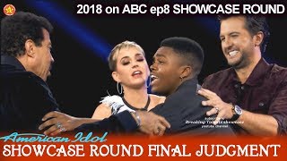 Michael J. Woodard sings You Outha Know Showcase Round Final Judgment American Idol 2018