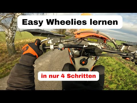 Ich kann richtige Wheelies !!!