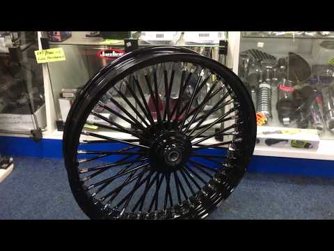 Harley Dyna glide DNA 21 x3.5 Custom front wheel fatspoke king spoke custom cruisers uk 01773835666