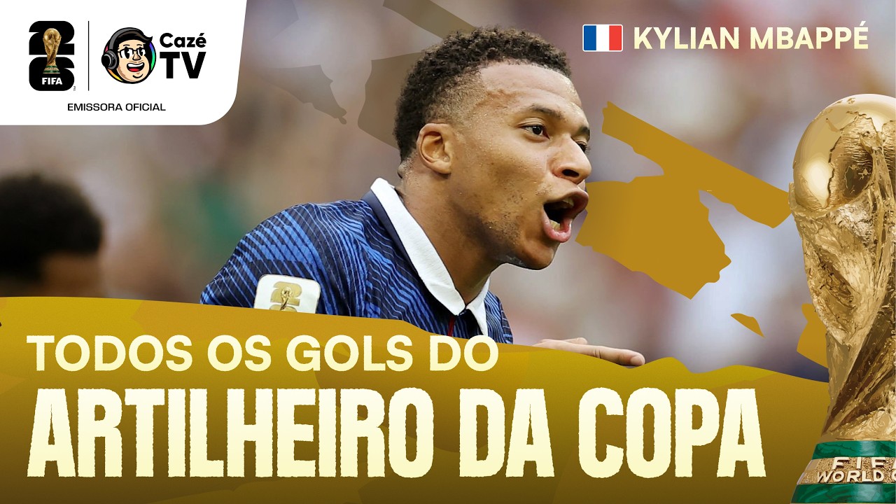 O DITADOR É O ARTILHEIRO! VEJA TODOS OS GOLS DE KYLIAN MBAPPÉ NA COPA DO MUNDO FIFA™ 2026