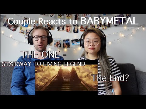 Couple Reacting to BABYMETAL "THE ONE" STAIRWAY TO LIVING LEGEND
