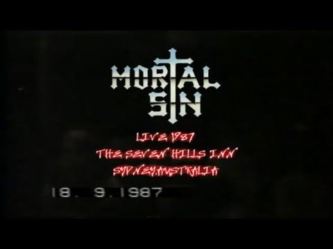 MORTAL SIN/RARE LIVE/80's Greatest  Thrash metal band from Australia!