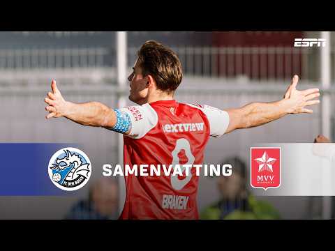 ⚽️ FRAAI doelpunt SVEN BRAKEN, DEN BOSCH met OPMERKELIJKE misser 😮 | Samenvatting FC Den Bosch - MVV