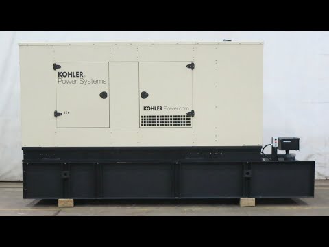 2016 Kohler 250REOZJE 250 kW diesel generator John Deere 6090HF484 EPA Tier 3 eng, 80 Hrs CSDG 4406