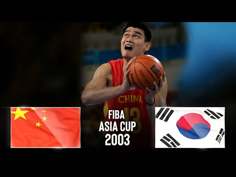 China 🇨🇳 v Korea 🇰🇷 - Classic Full Games | FIBA Asia Cup 2003