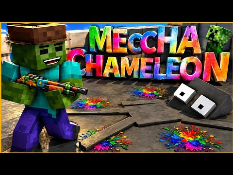 [ Lớp Học Quái Vật ] THỬ THÁCH TRỐN TÌM (MECCHA CHAMELEON) | Minecraft Animation