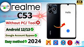 Finally Without Pc 🔥 2024 | Realme C53 FRP Bypass Android 13 ✅Realme C51(Rmx3760)Forgot Screen Lock?