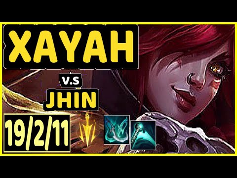 HANS SAMA (XAYAH) vs JHIN - 19/2/11 KDA BOTTOM ADC CHALLENGER GAMEPLAY - EUW