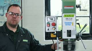 Warco WM 18B, frézka na kov, řemenový pohon, variabilní otáčky - 230 kg