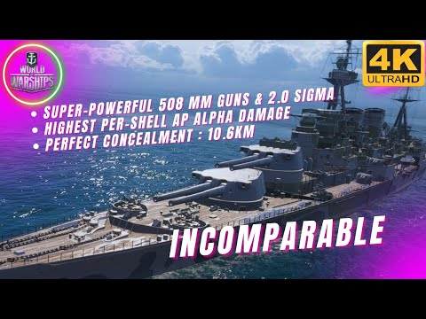 The Unstoppable INCOMPARABLE:  Dominate the Battles with Battleship INCOMPARABLE World of Warships