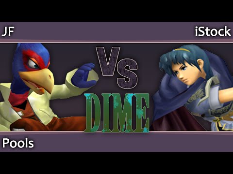 DIME 12 Melee - JF (Falco) vs iStock (Marth) - Pools