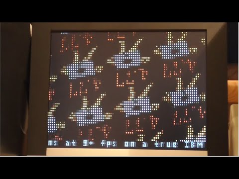 CGA Demo Effect : Fire | Historical Demos for the 8086/CGA/EGA